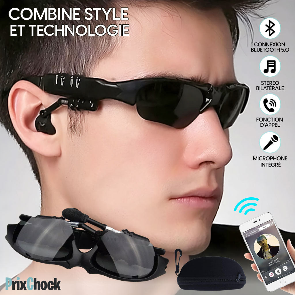Lunettes De Soleil Connectées Avec Écouteurs Bluetooth Haute Qualité