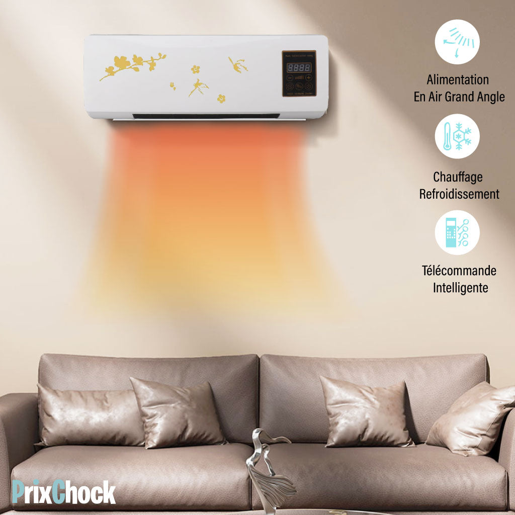 Chauffage Électrique Mural avec Télécommande – Votre Allié Chauffant pour le Hammam