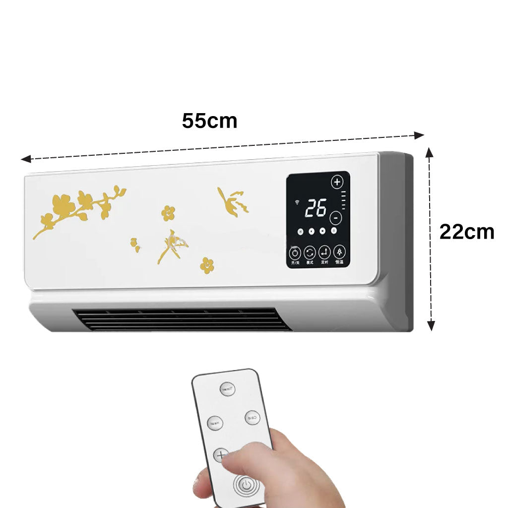 Chauffage Électrique Mural avec Télécommande – Votre Allié Chauffant pour le Hammam