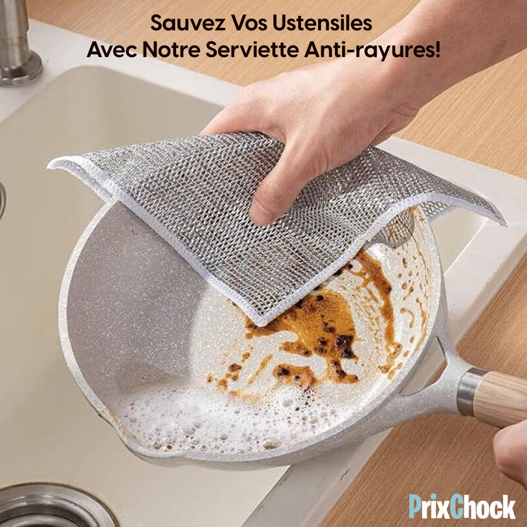 Chiffons de Nettoyage Miracle en Fil Tissé – L'outil Polyvalent pour Cuisine et Maison