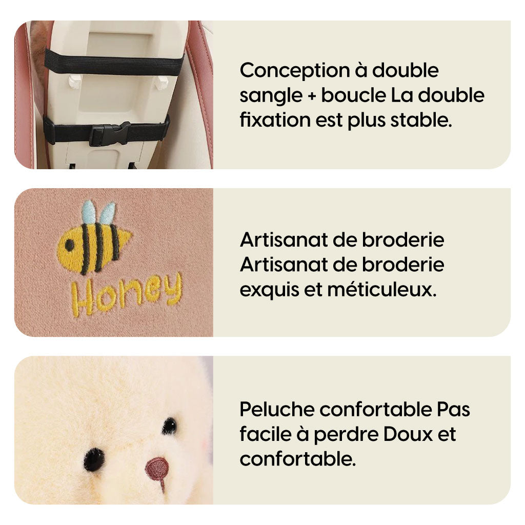 Boîte À Mouchoirs De Voiture Mignonne 2 En 1 Avec Rangement Et Poubelle Multifonctionnelle