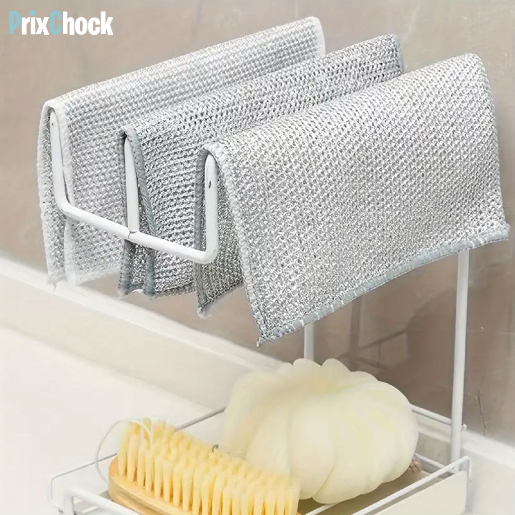 Chiffons de Nettoyage Miracle en Fil Tissé – L'outil Polyvalent pour Cuisine et Maison