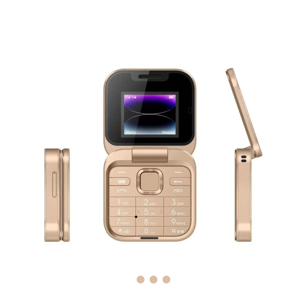 Mini Téléphone Pliable Pro-Flip, Compact Et Pratique