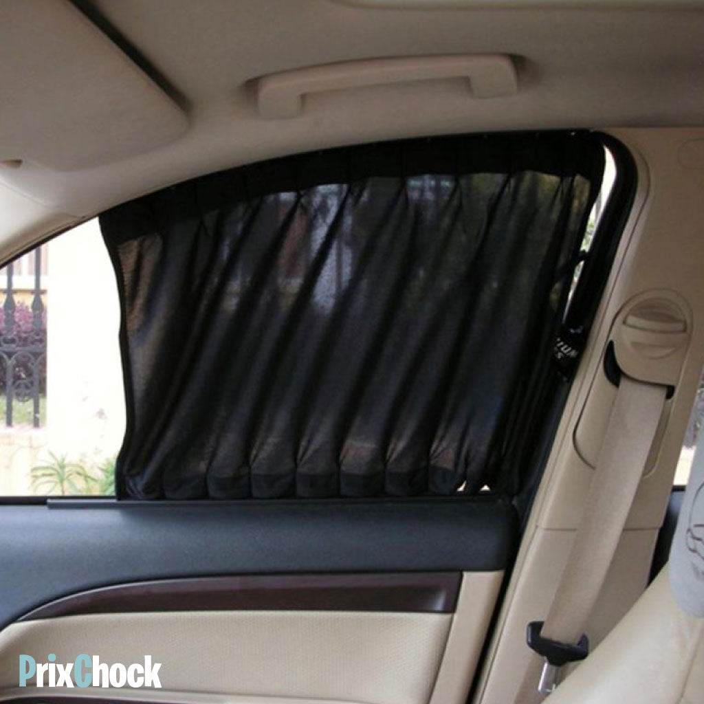 Rideaux Automobiles Noires Magnétiques Pour Vitres Latérales De Voiture.