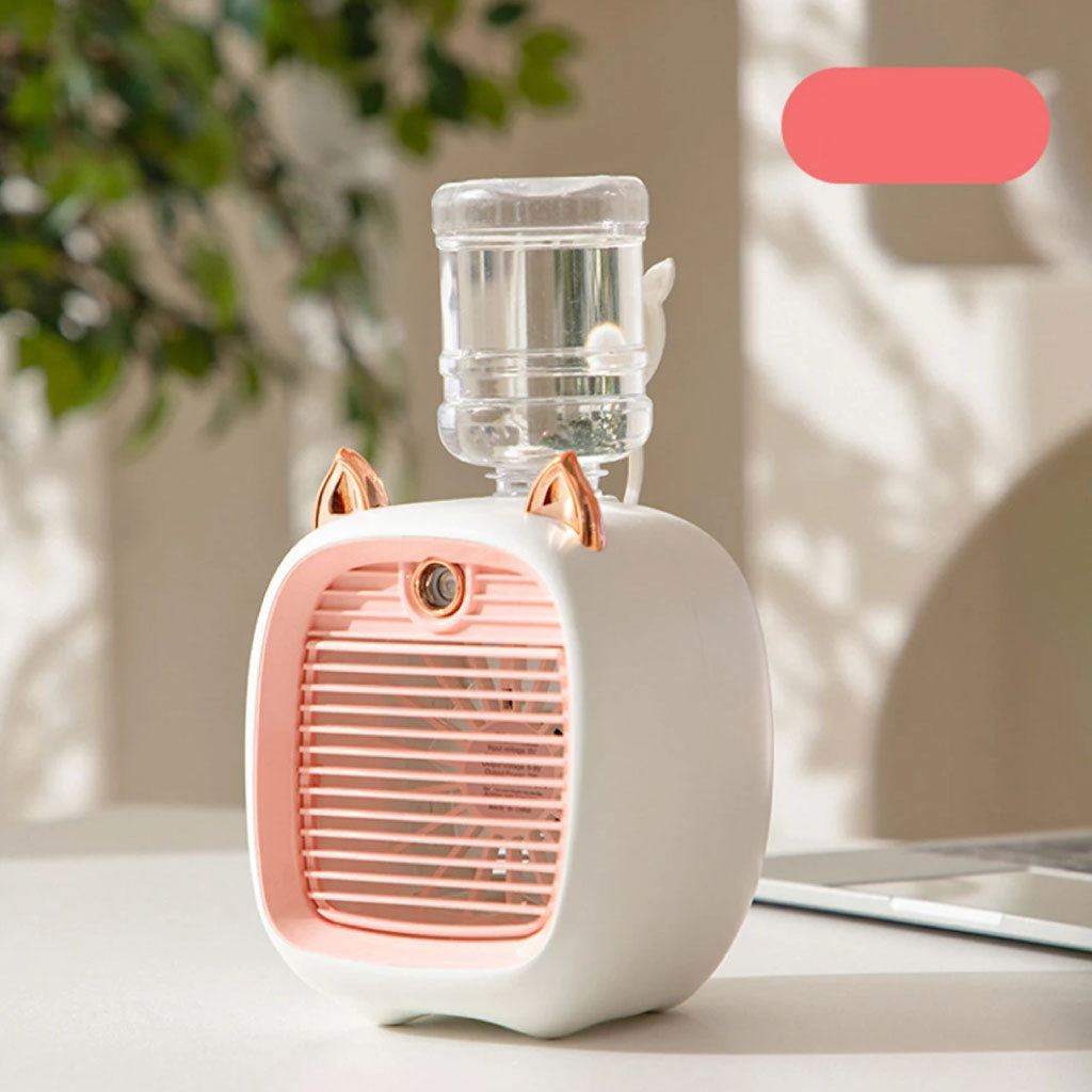 Humidificateur Ventilateur En Forme De Chat – Fraîcheur et Style pour Ton Espace !
