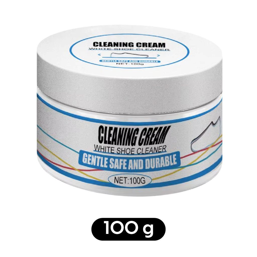 Crème Nettoyante Magique Pour Chaussures Avec Éponge Intégrée