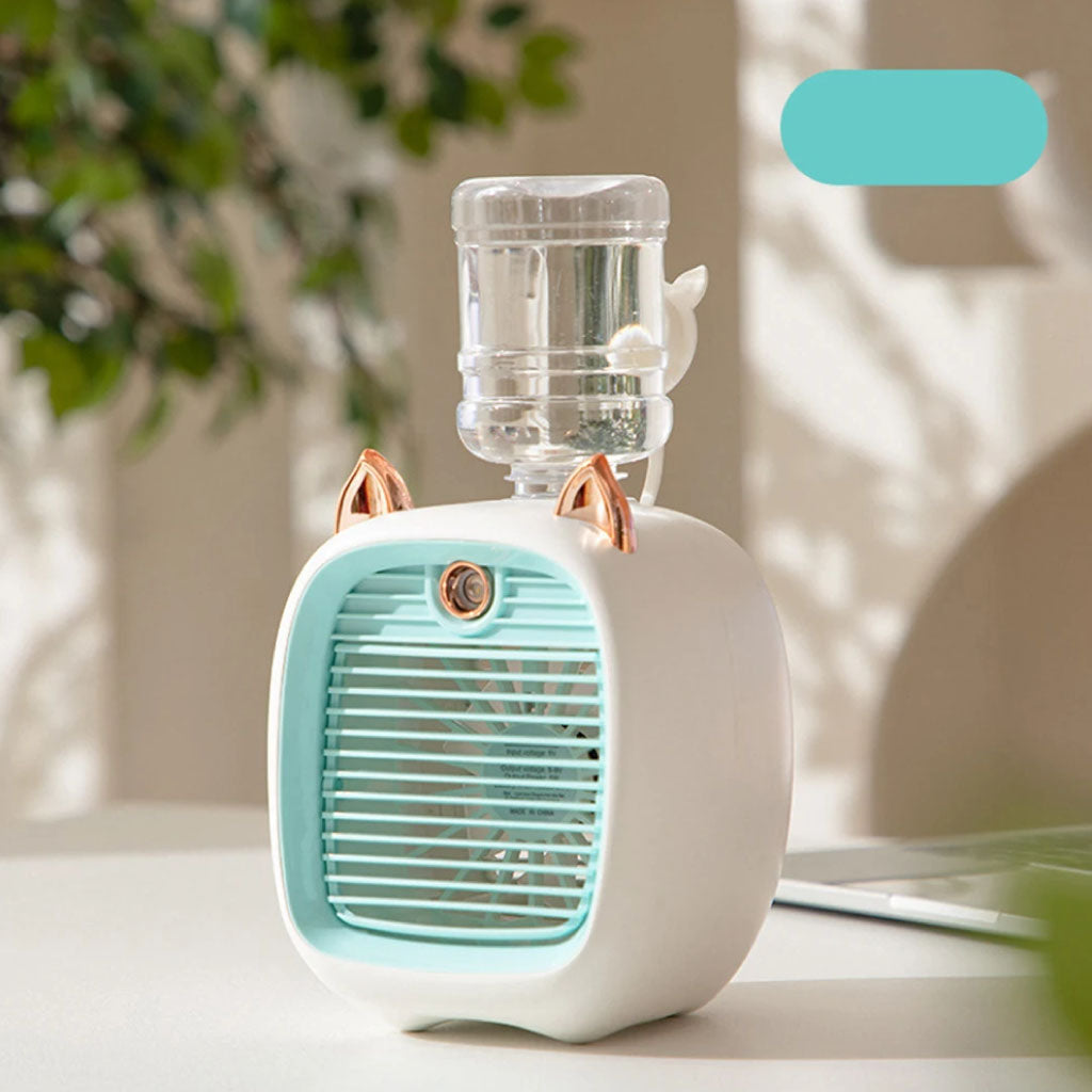 Humidificateur Ventilateur En Forme De Chat – Fraîcheur et Style pour Ton Espace !