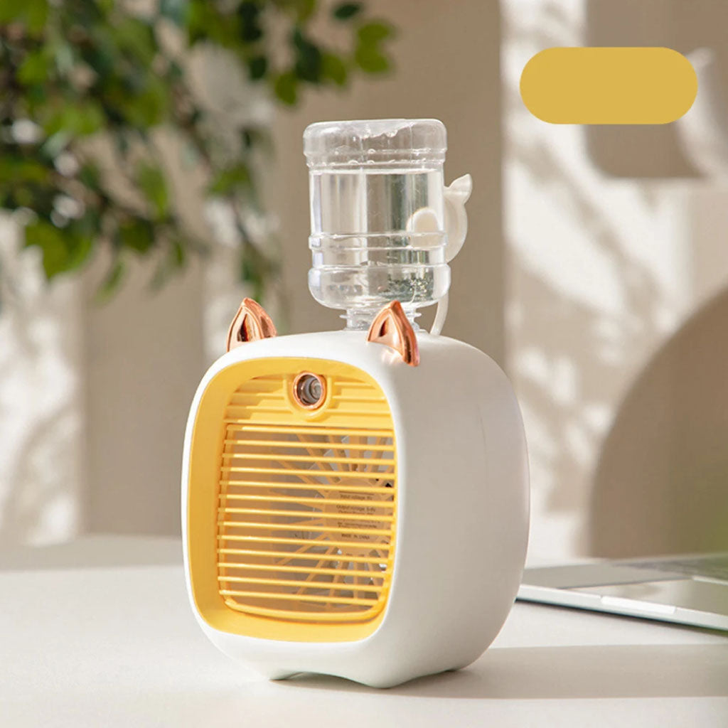 Humidificateur Ventilateur En Forme De Chat – Fraîcheur et Style pour Ton Espace !