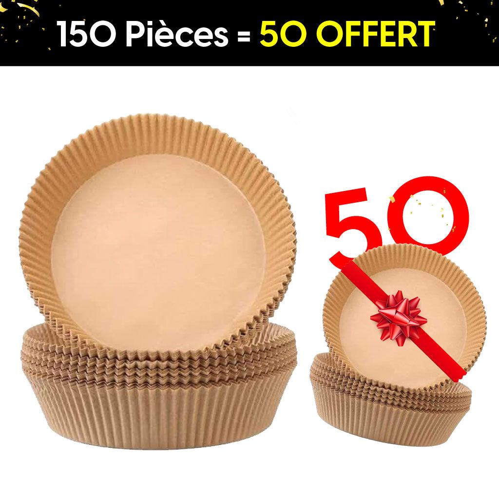 Papier De Cuisson Pour Friteuse À Air Anti-Adhésives, Résistants À L'huile Et À L'eau