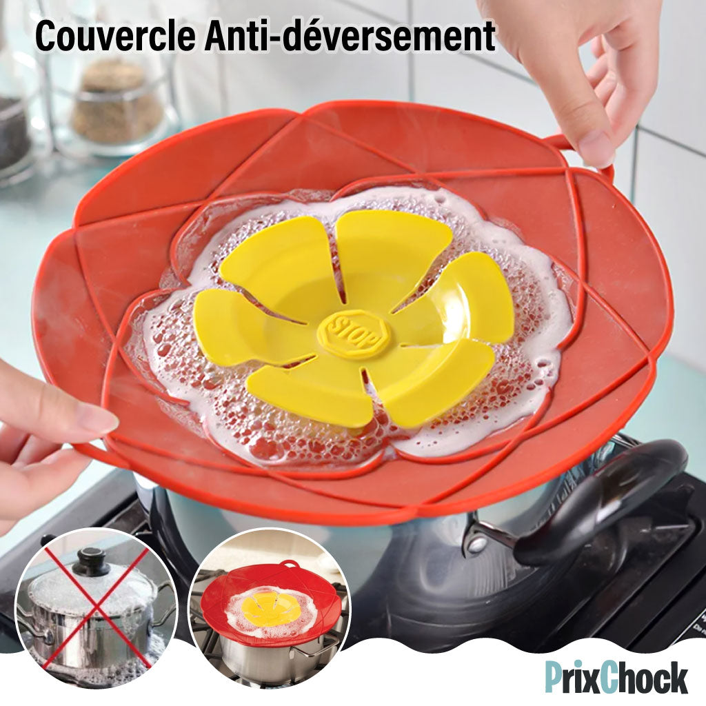 Couvercle Multifonction Résistants À La Chaleur En Silicone Pour Casseroles Et Poêles