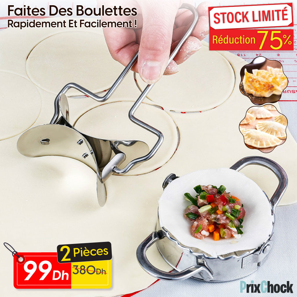 Ensemble De Moules À Boulettes En Acier Inoxydable (2 Pièces) – Créez Des Boulettes Parfaites Rapidement !