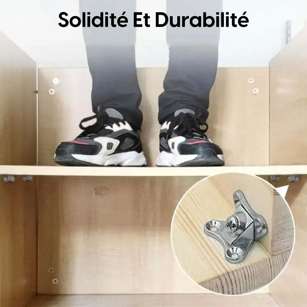 Support d'Angle en Métal Résistant – Fixation Parfaite pour Tous Vos Projets