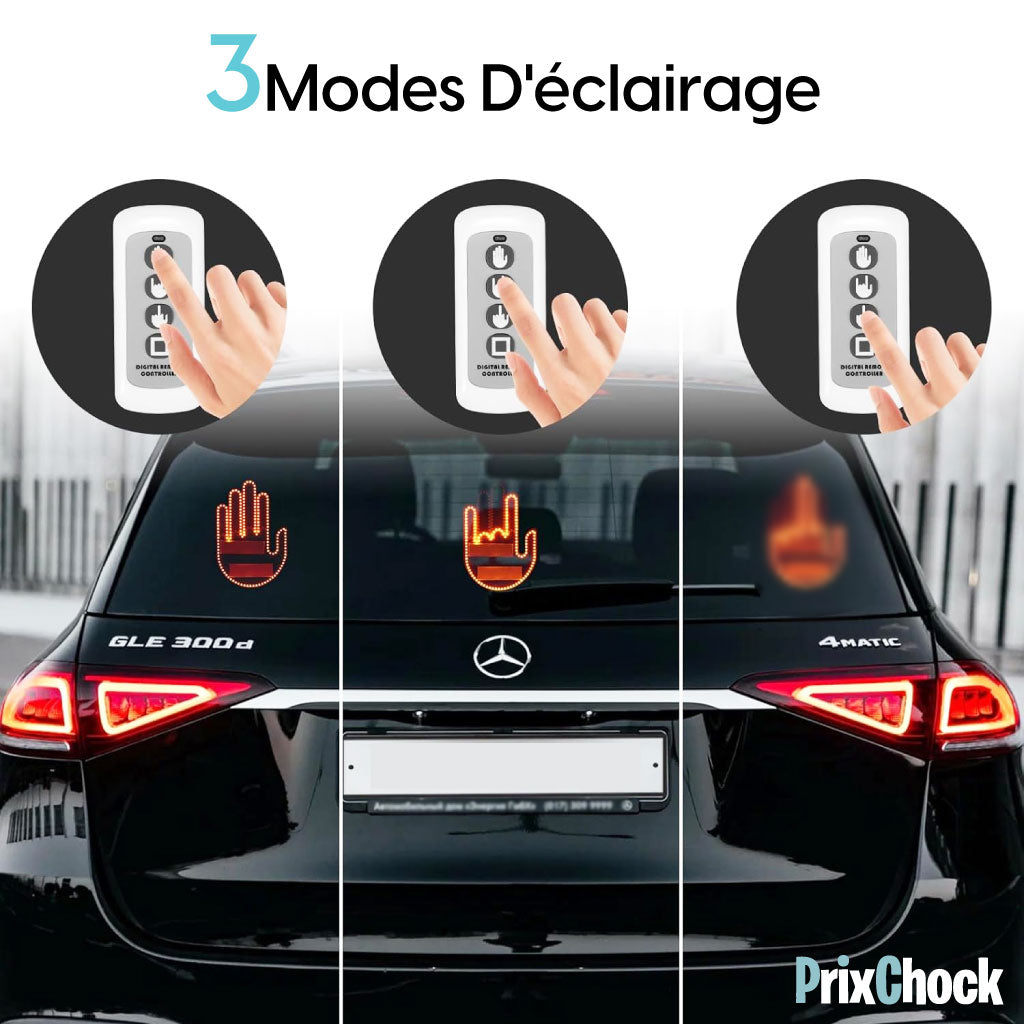 Lampe De Voiture À Gestes Led Avec Télécommande – Exprimez-vous Sur La Route Avec Style !