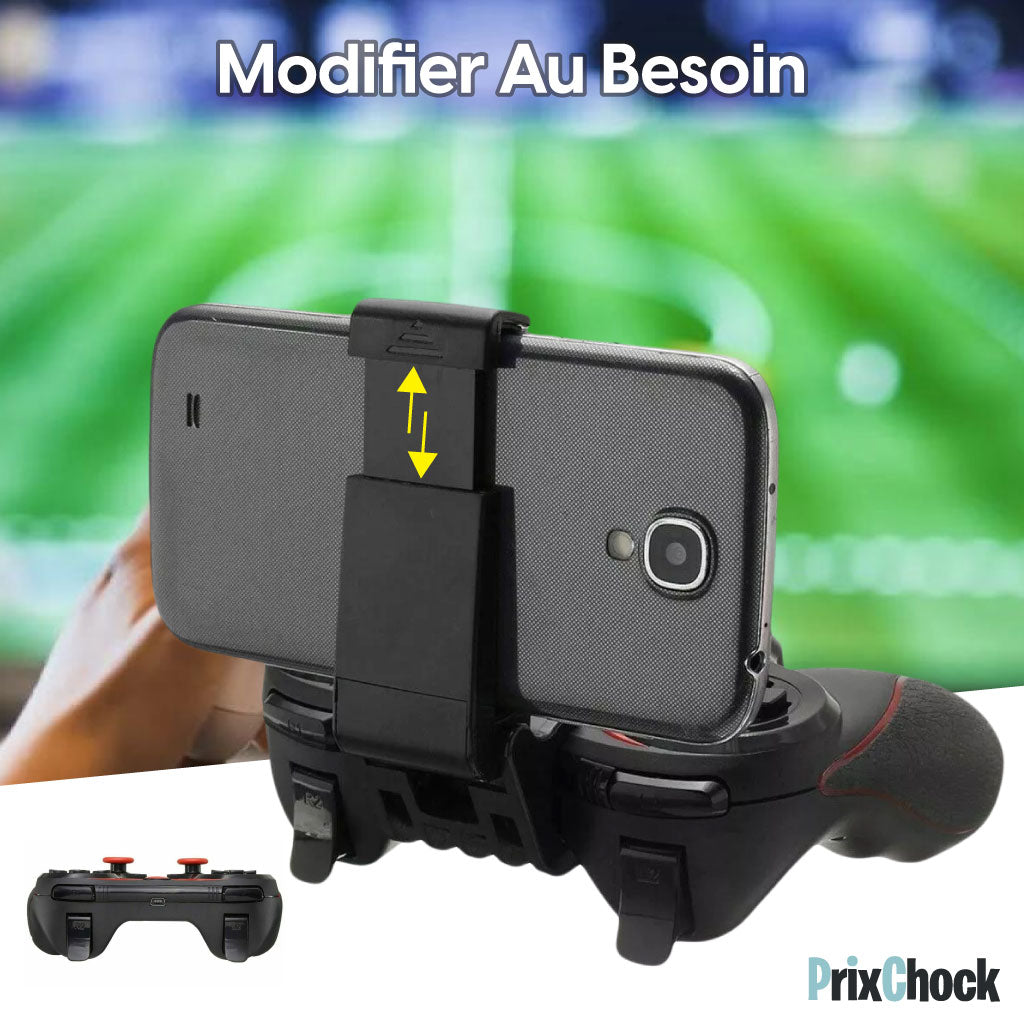 Manette De Jeu Sans Fil Pour Android, Téléphone Portable, Tv Et Ordinateur : Expérience Immersive Avec Double Vibration Et Batterie Rechargeable