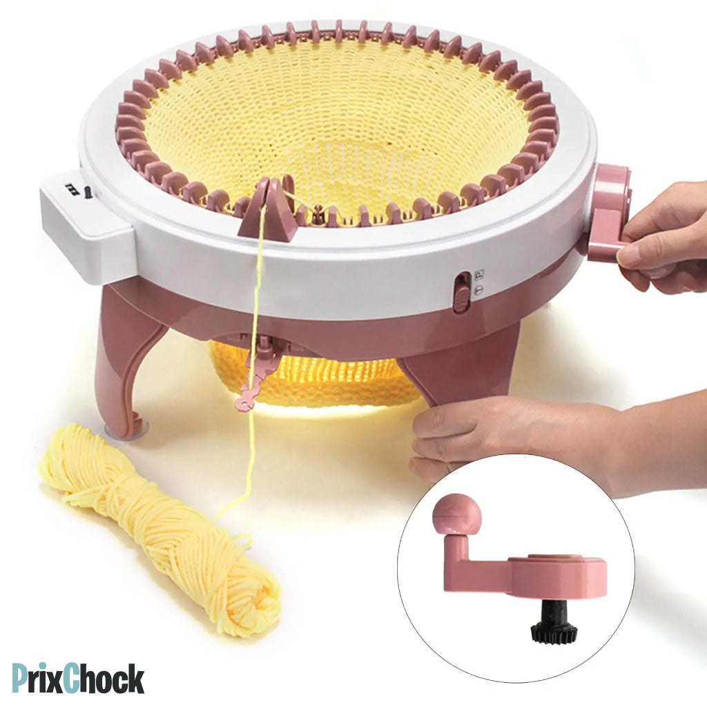 Machine à Tricoter Mini Kit : Un Outil Éducatif et Créatif pour Tricoter Écharpes, Chapeaux, Pulls et Plus !