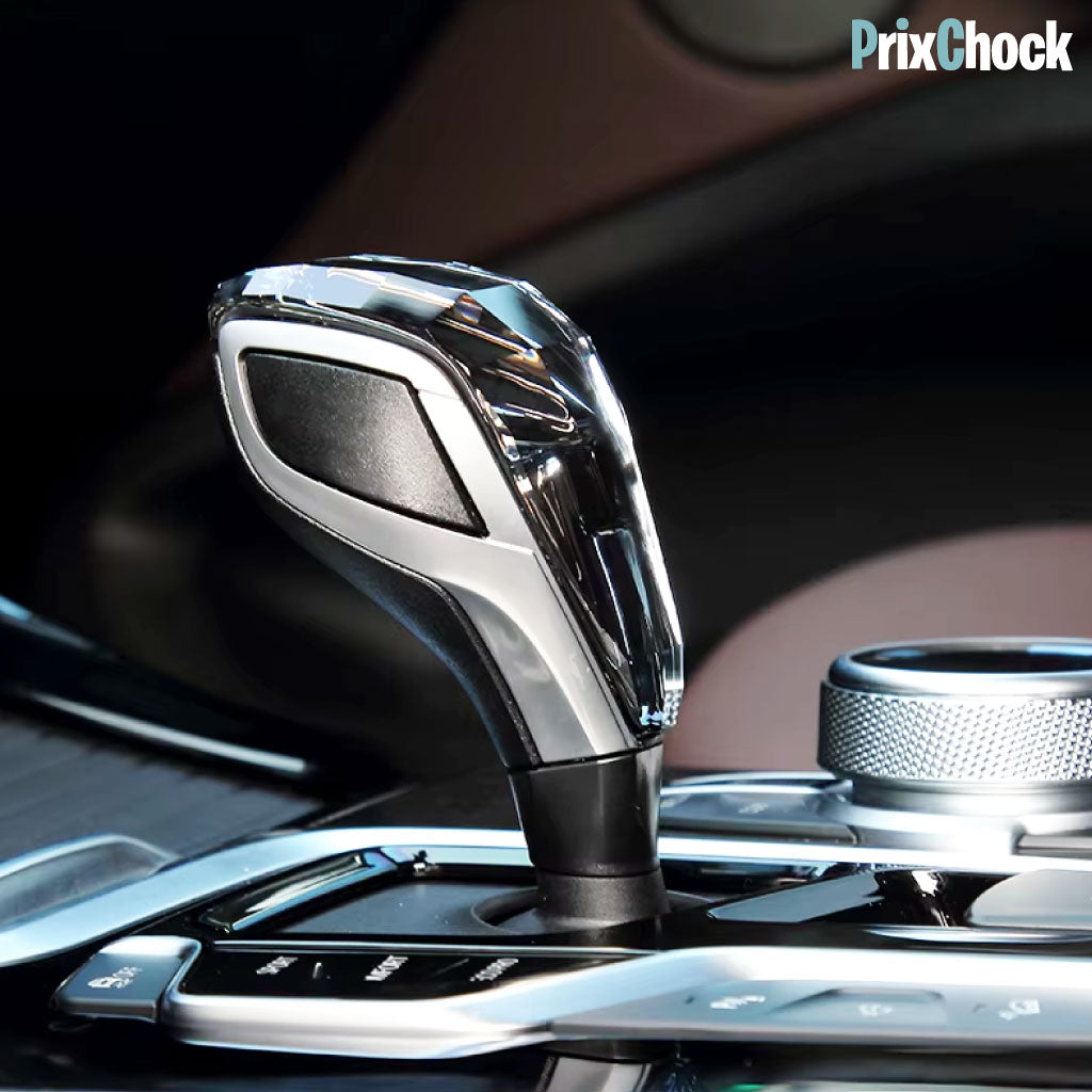 Bouton de Levier de Vitesse en Cristal Scintillant – L'Élégance au Service de Votre Voiture 🚗✨(SANS LOGO)