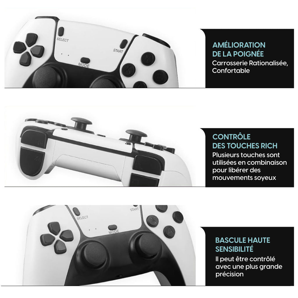 Console Rétro HDMI 4K – 20 000+ Jeux Intégrés & Manettes Sans Fil Incluses