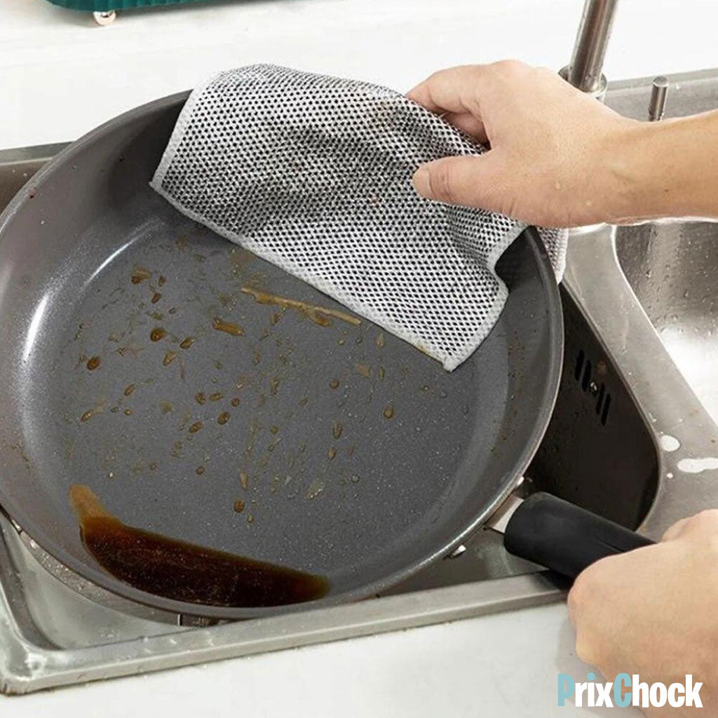 Chiffons de Nettoyage Miracle en Fil Tissé – L'outil Polyvalent pour Cuisine et Maison