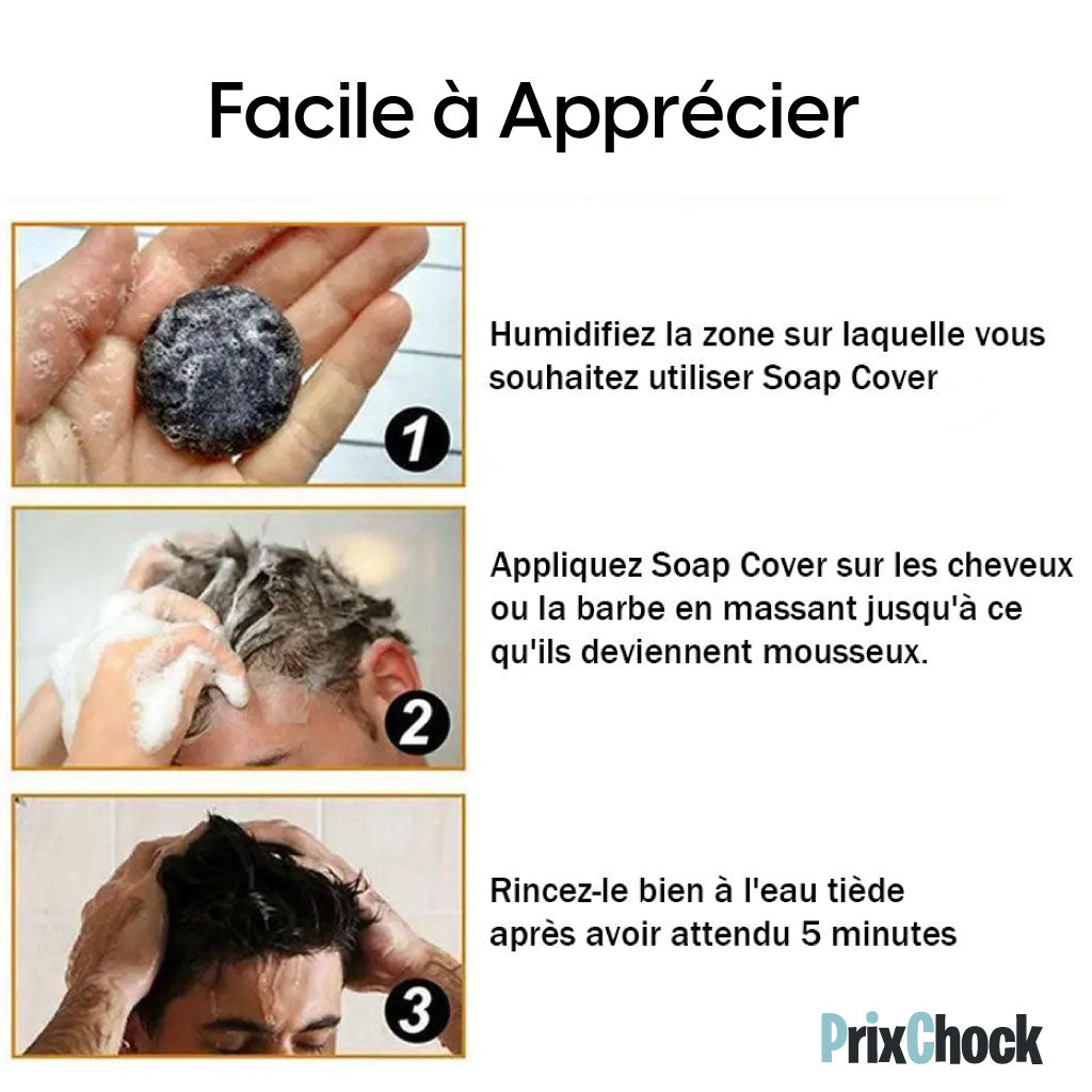 Shampoing Savon Anti-chute Et Couleur Plus Foncée – Des Cheveux Plus Forts, Moins De Chute