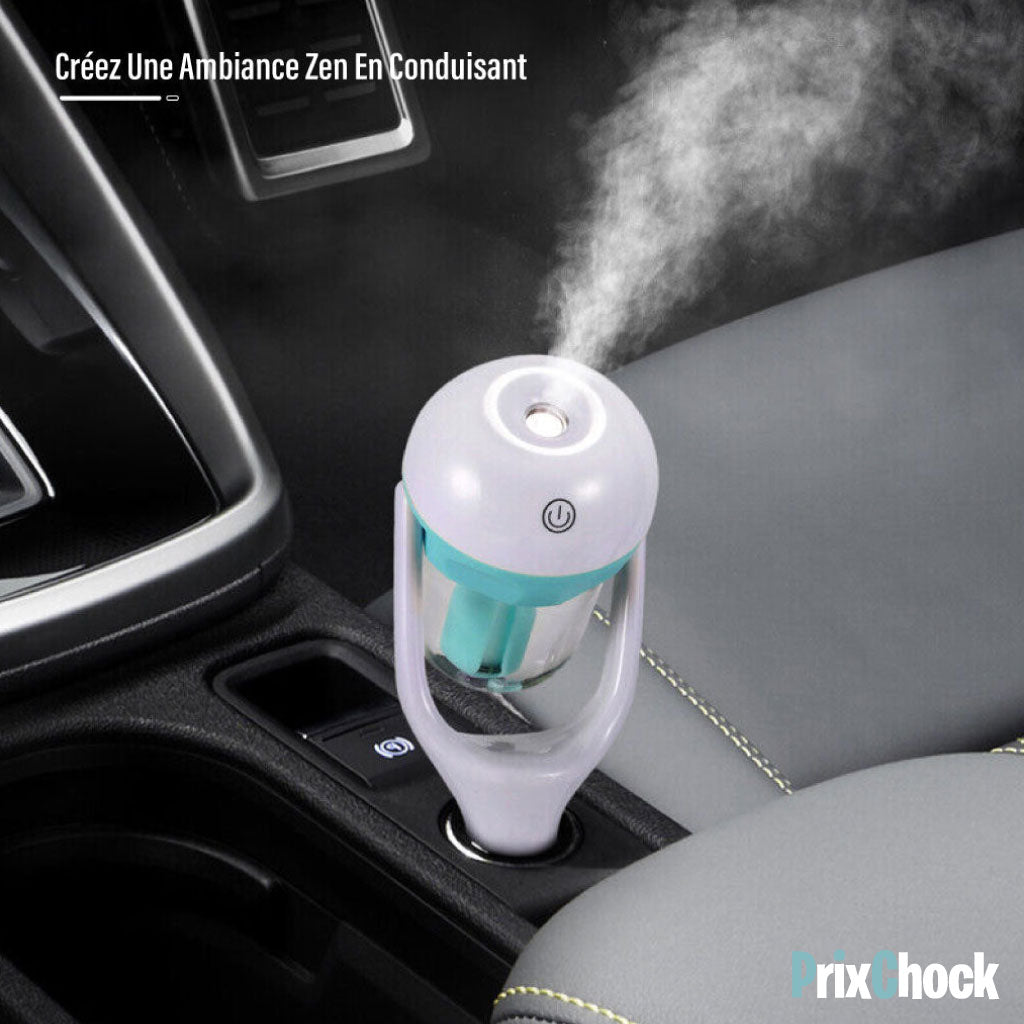 Désodorisant Ultrasonique Portatif D'humidificateur De Brume Fraîche Pour Parfumer La Voiture.