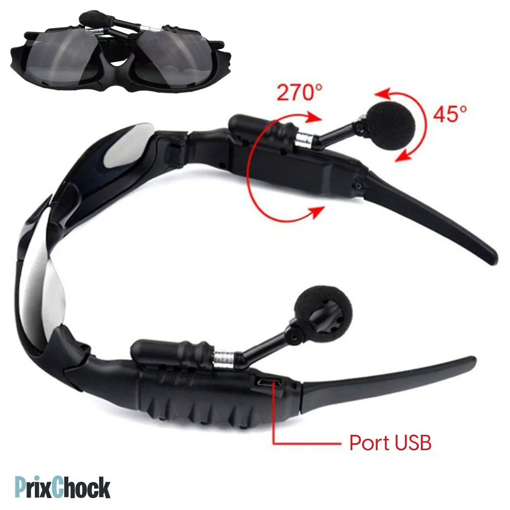 Lunettes De Soleil Connectées Avec Écouteurs Bluetooth Haute Qualité