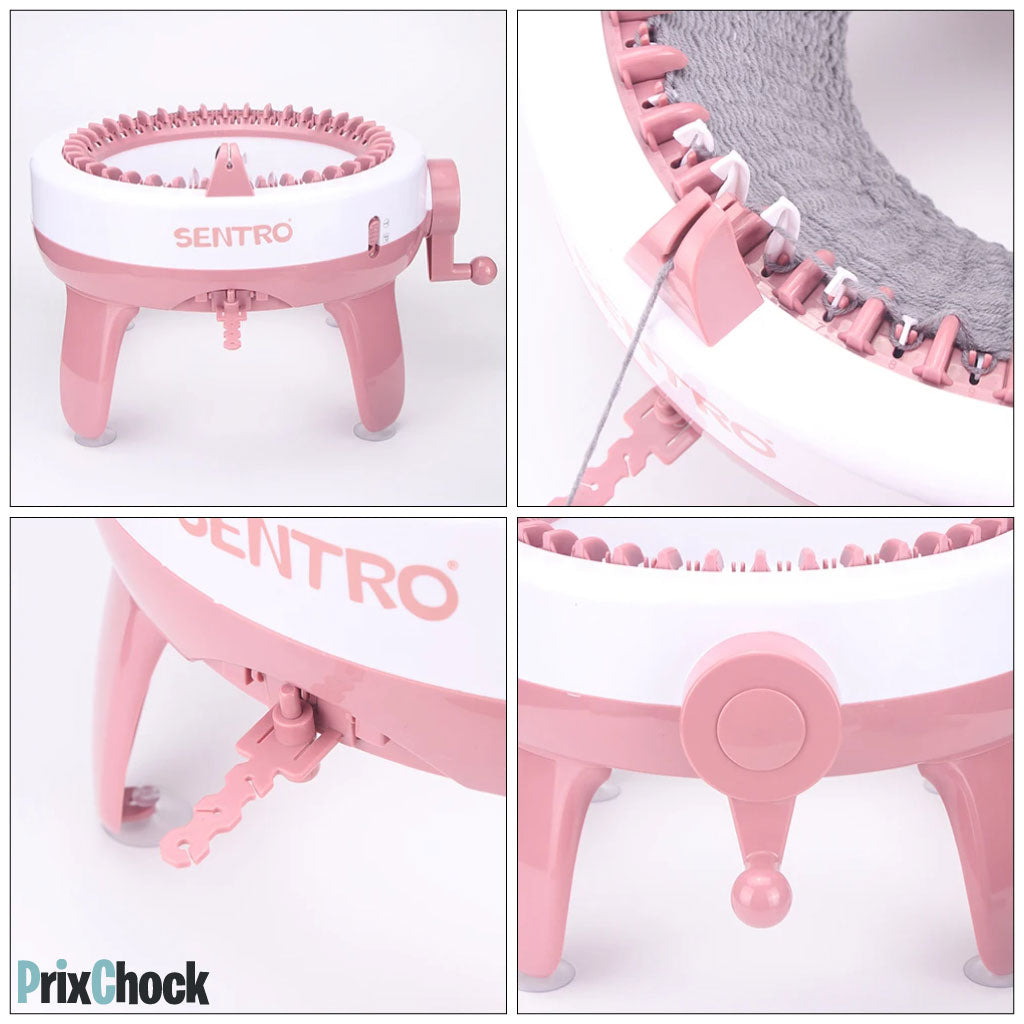 Machine à Tricoter Mini Kit : Un Outil Éducatif et Créatif pour Tricoter Écharpes, Chapeaux, Pulls et Plus !