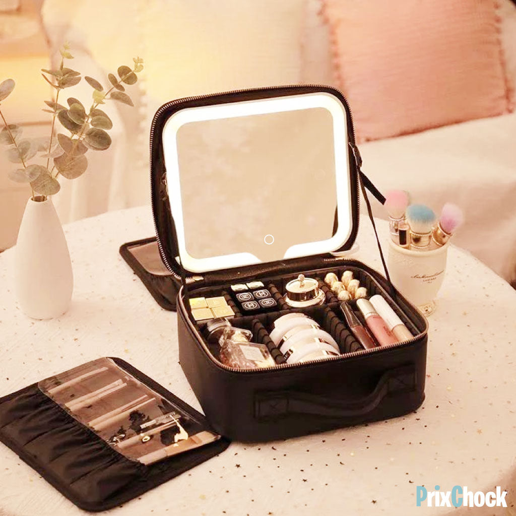 Trousse À Maquillage Led Intelligente – Élégance Et Organisation Au Quotidien