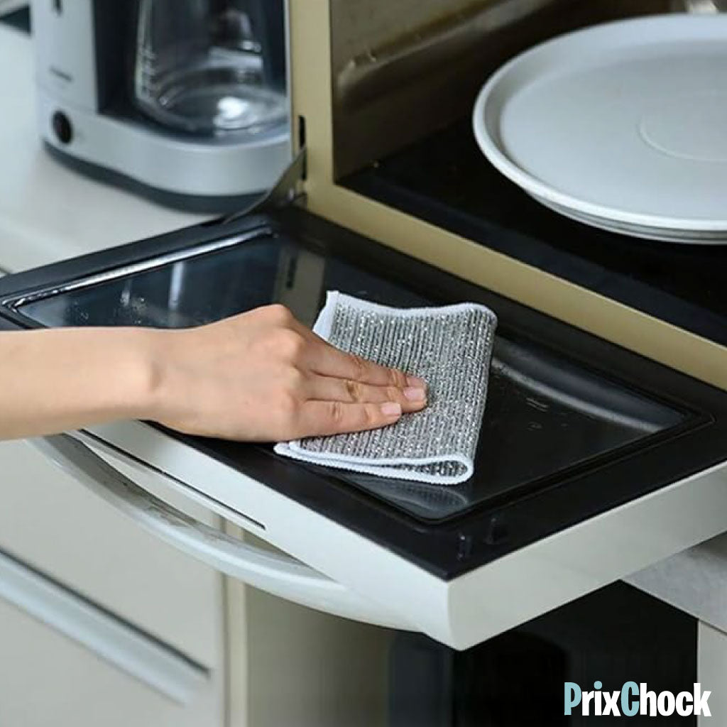Chiffons de Nettoyage Miracle en Fil Tissé – L'outil Polyvalent pour Cuisine et Maison