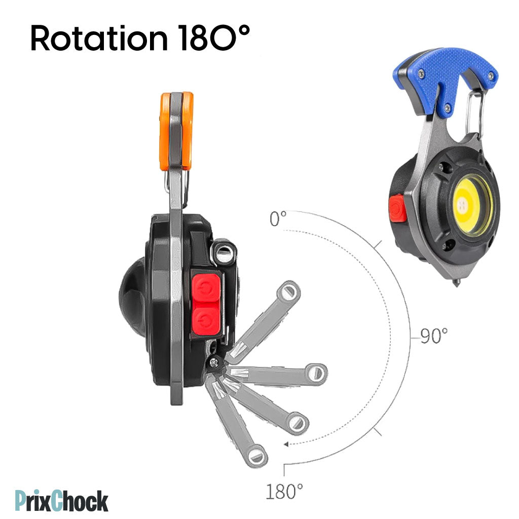 Mini Lampe Portable Multifonctionnel – Éclairage Compact Et Outils Intégrés