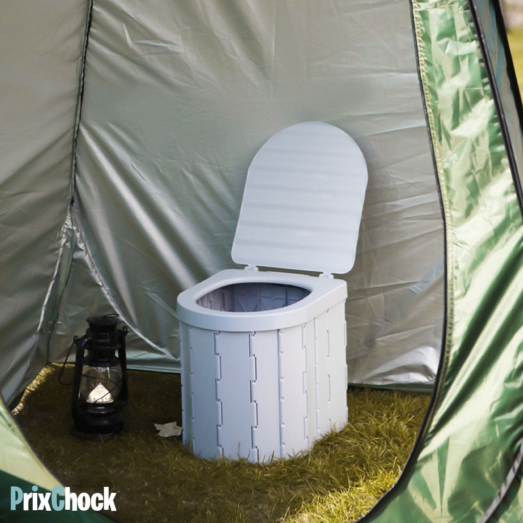 Toilette Portable et Pliable pour Voyage et Camping - Parfait pour Toute la Famille, Voiture et Longs Trajets