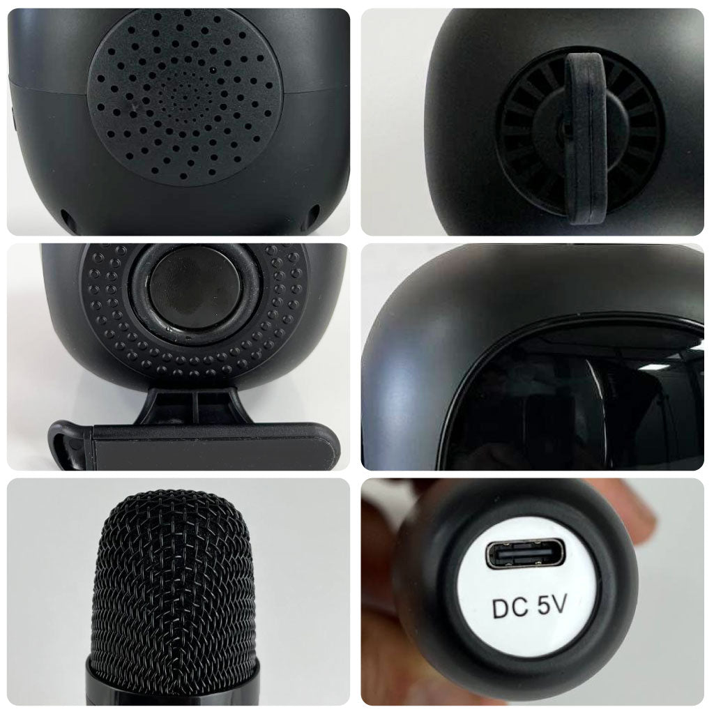 Mini-haut-parleur Portable Karaoké Avec Microphone Haut Qualité