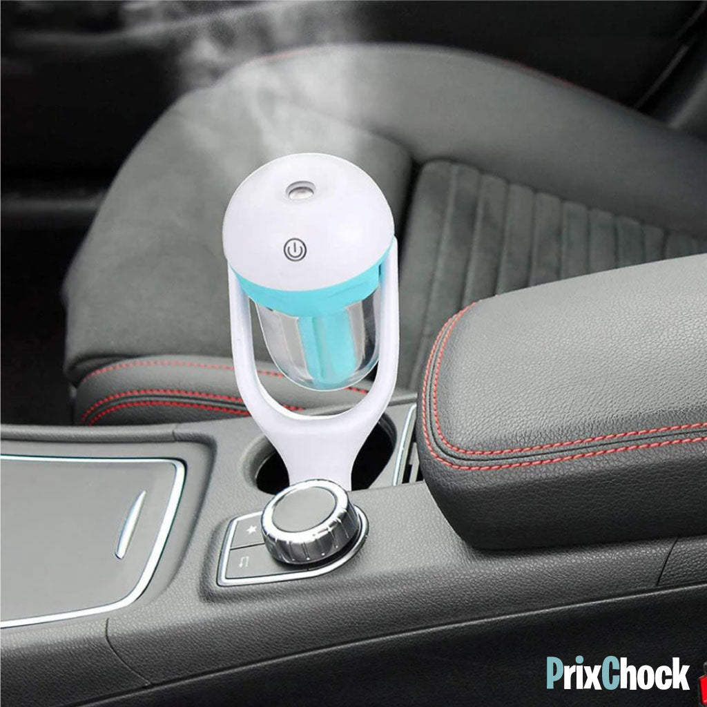 Désodorisant Ultrasonique Portatif D'humidificateur De Brume Fraîche Pour Parfumer La Voiture.