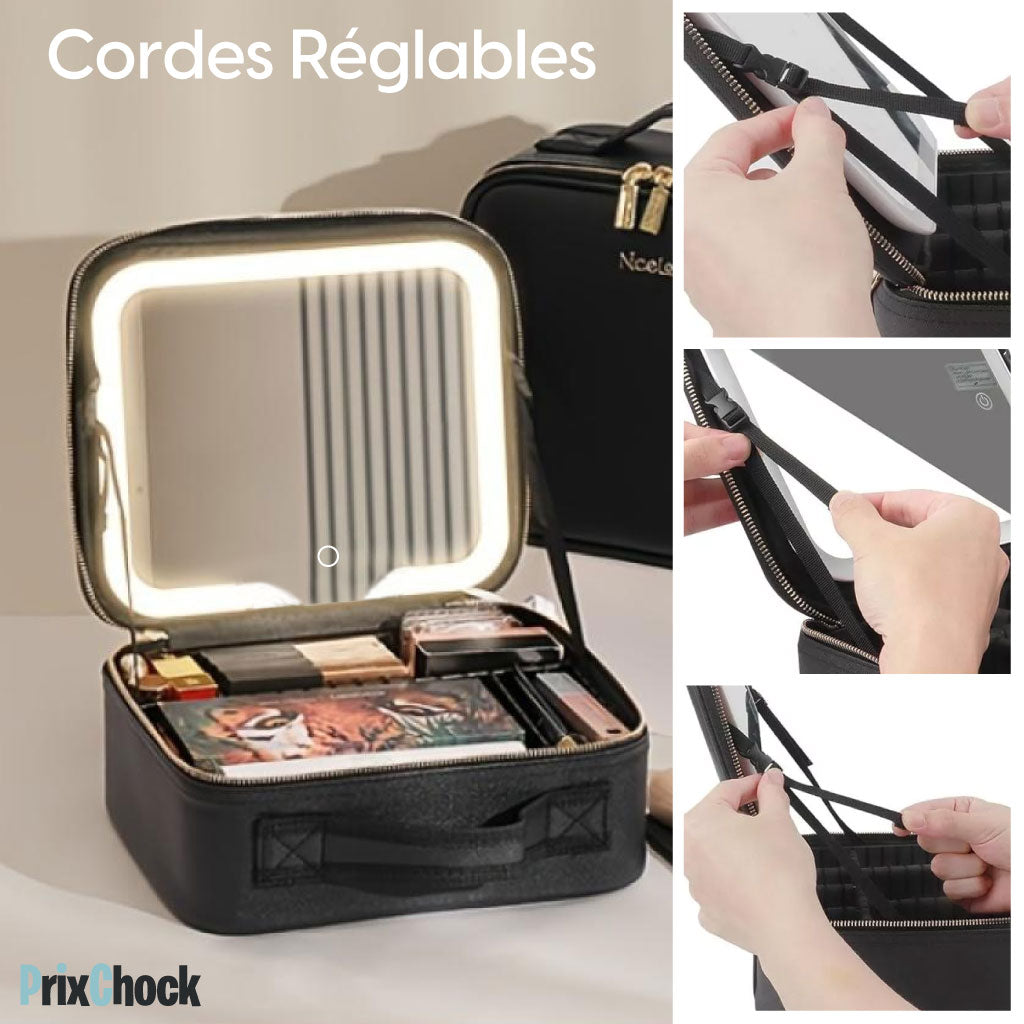 Trousse À Maquillage Led Intelligente – Élégance Et Organisation Au Quotidien