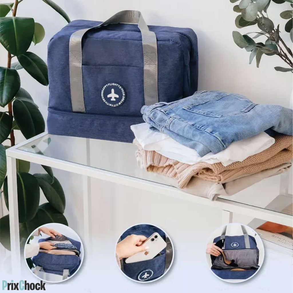 Sac À Main Multifonction Imperméable Avec Compartiment À Chaussures Pour Voyage , Sport Et Pique-nique.