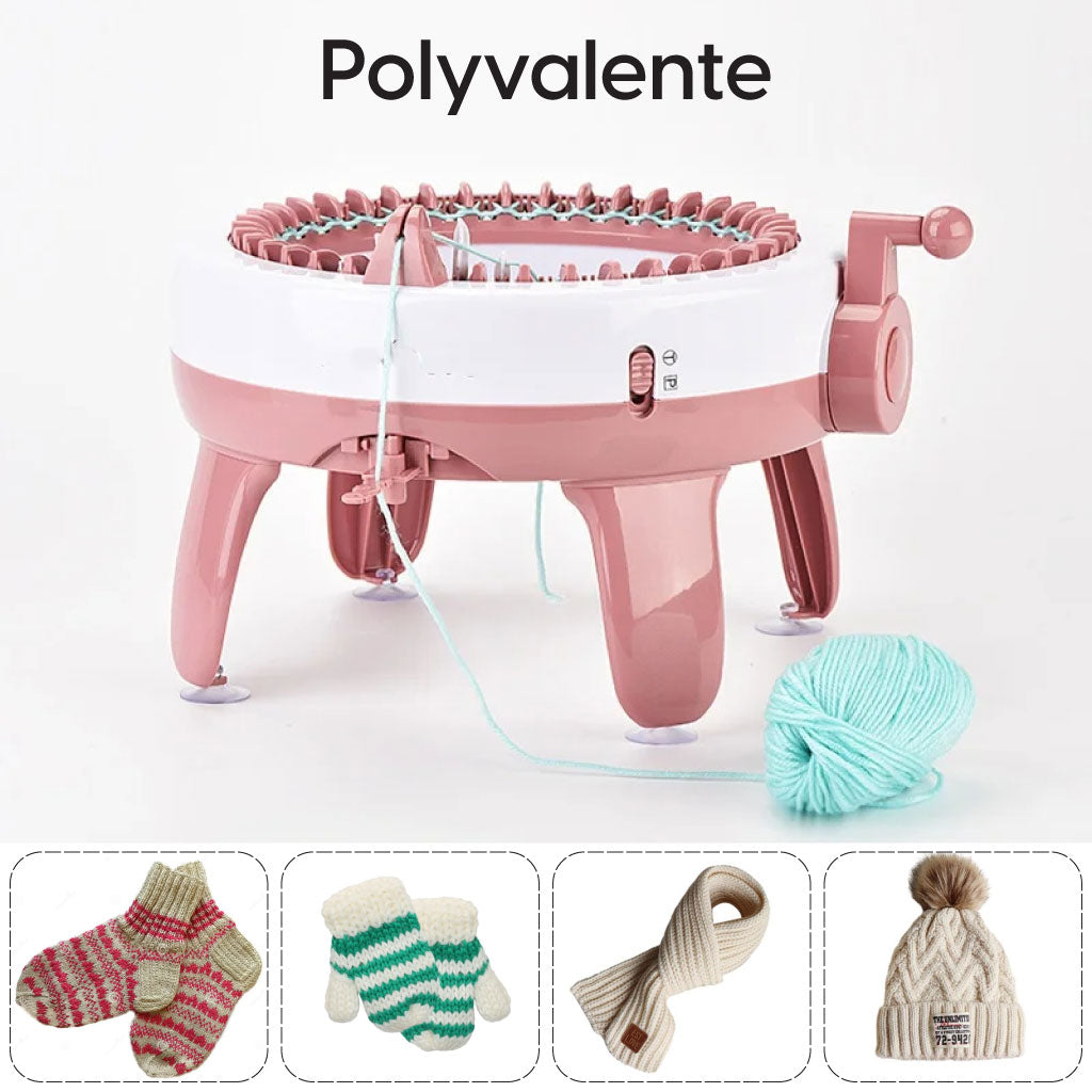 Machine à Tricoter Mini Kit : Un Outil Éducatif et Créatif pour Tricoter Écharpes, Chapeaux, Pulls et Plus !