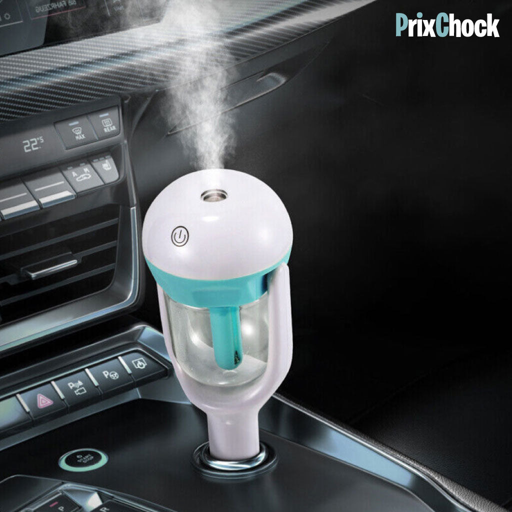 Désodorisant Ultrasonique Portatif D'humidificateur De Brume Fraîche Pour Parfumer La Voiture.