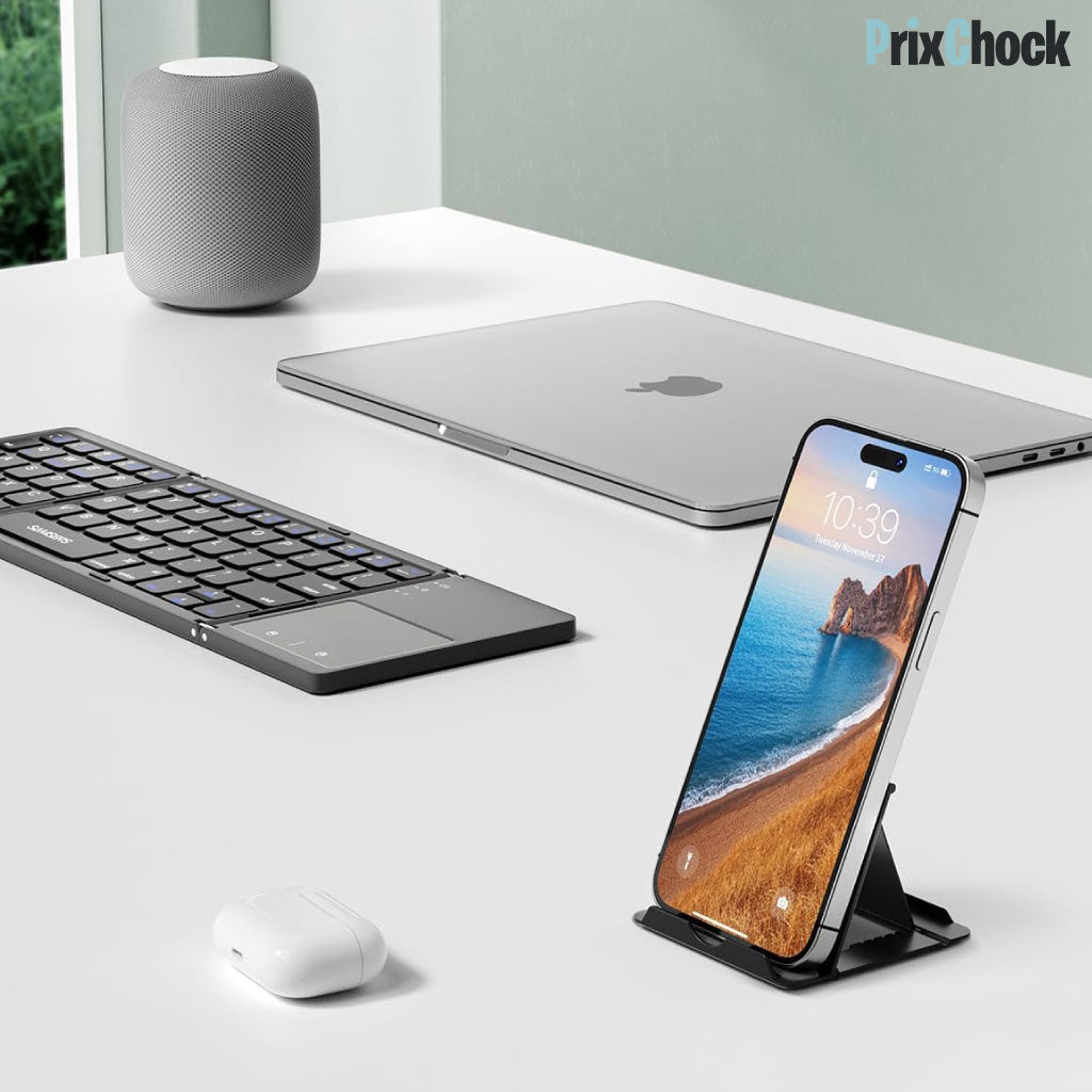 Mini Clavier Pliable Bluetooth - Sans Fil Avec Pavé Tactile Pour Téléphone, Tablette, Pc Et Ordinateur Portable