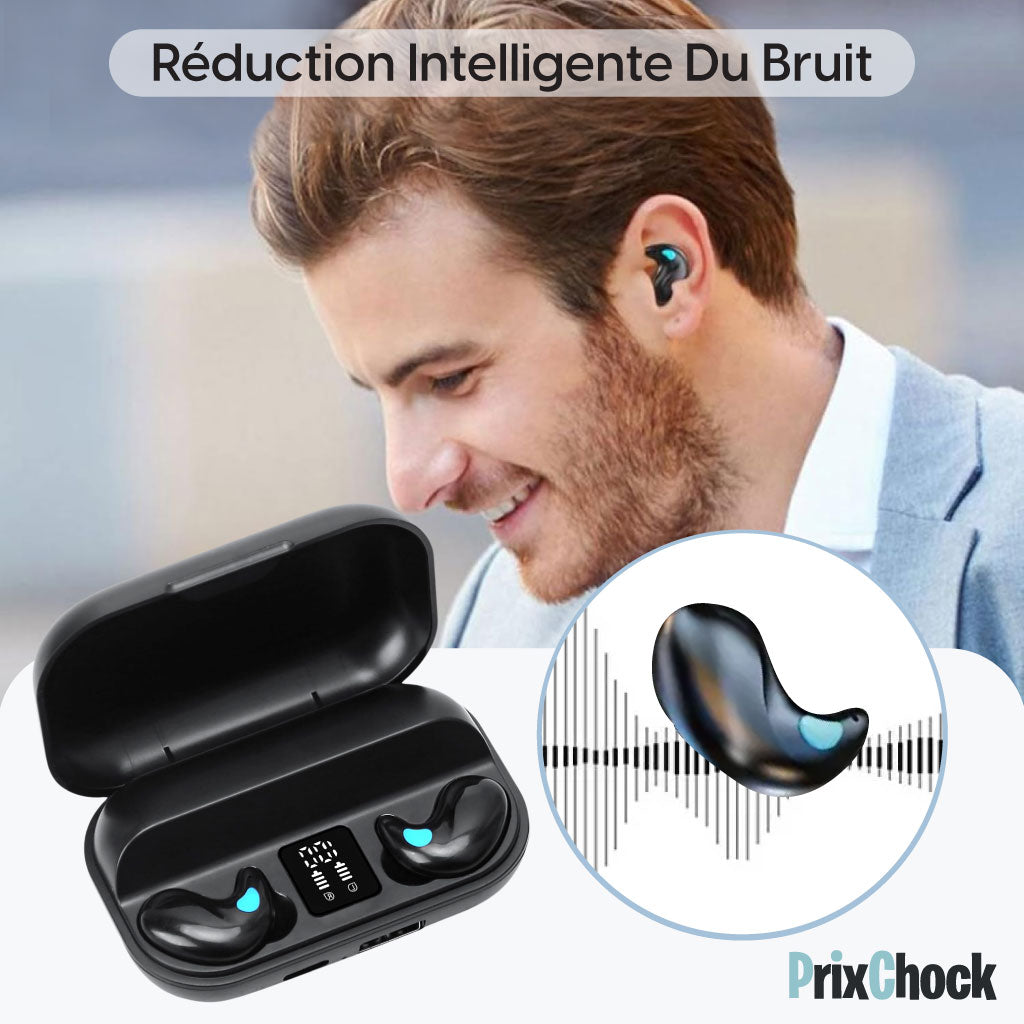 Écouteurs Sans Fil De Sommeil Invisibles Bluetooth Avec Réduction De Bruit