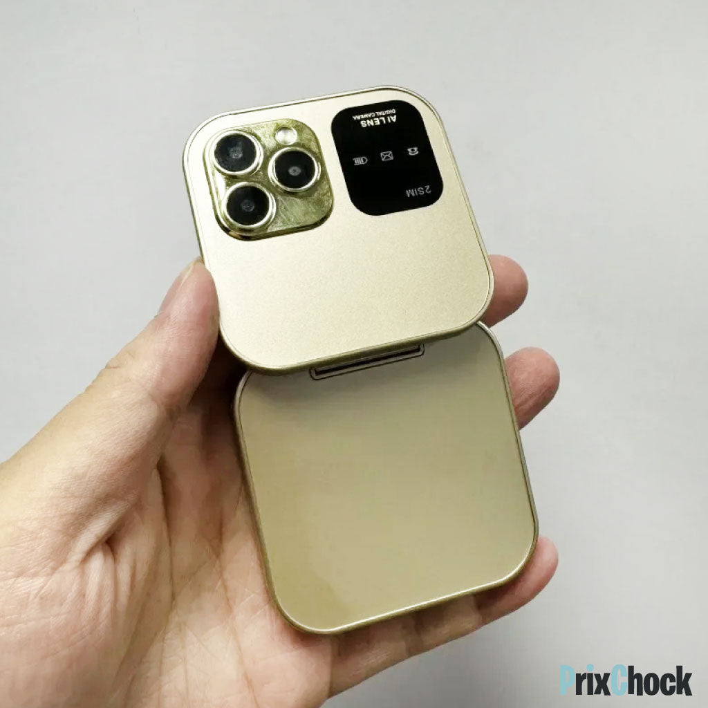 Mini Téléphone Pliable Pro-Flip, Compact Et Pratique