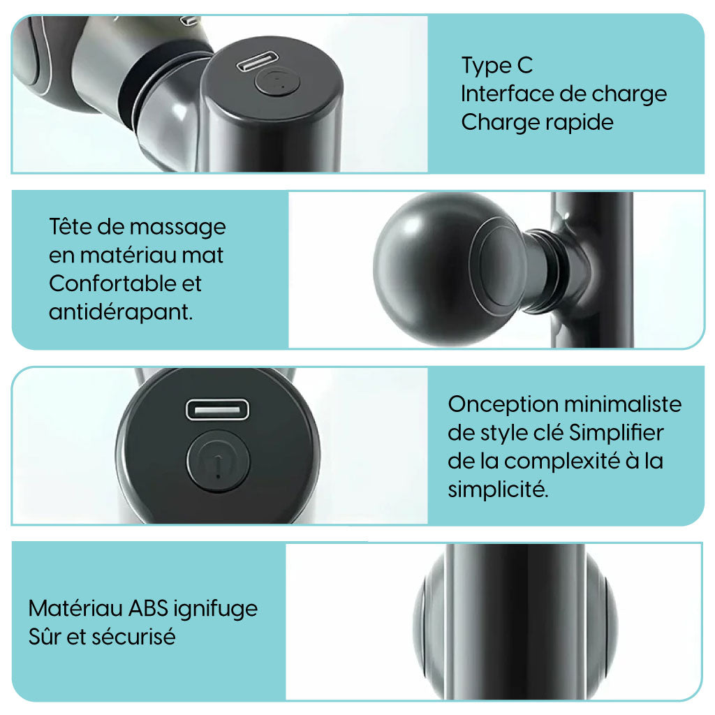 Pistolet De Massage Portable : La Détente Toujours À Portée De Main