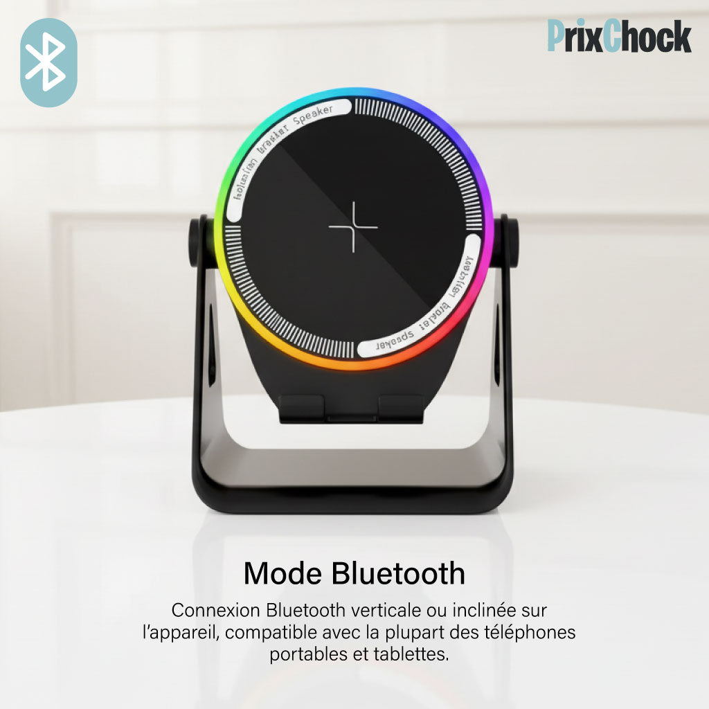 Haut-Parleur Bluetooth 3 en 1 avec Support Téléphone