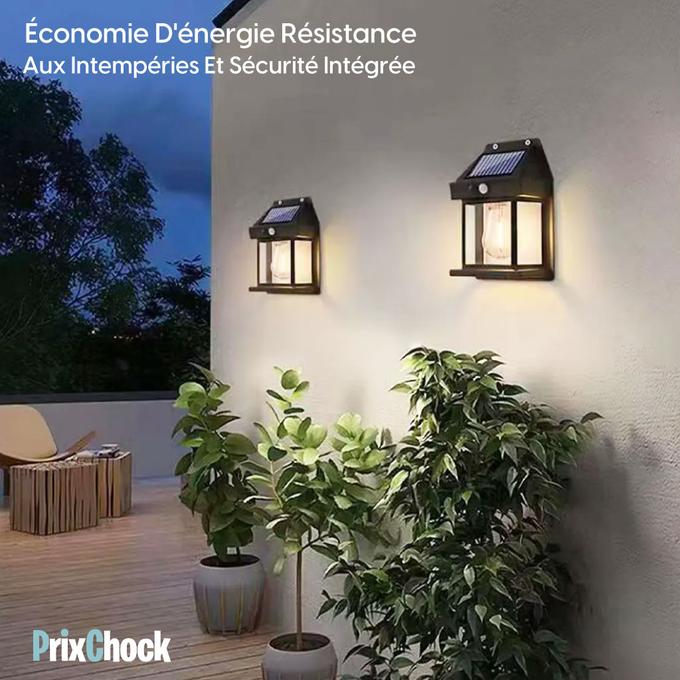 Lampe Led À Plaque Rechargeable En Énergie Solaire Étanche Avec Détecteur De Mouvement.