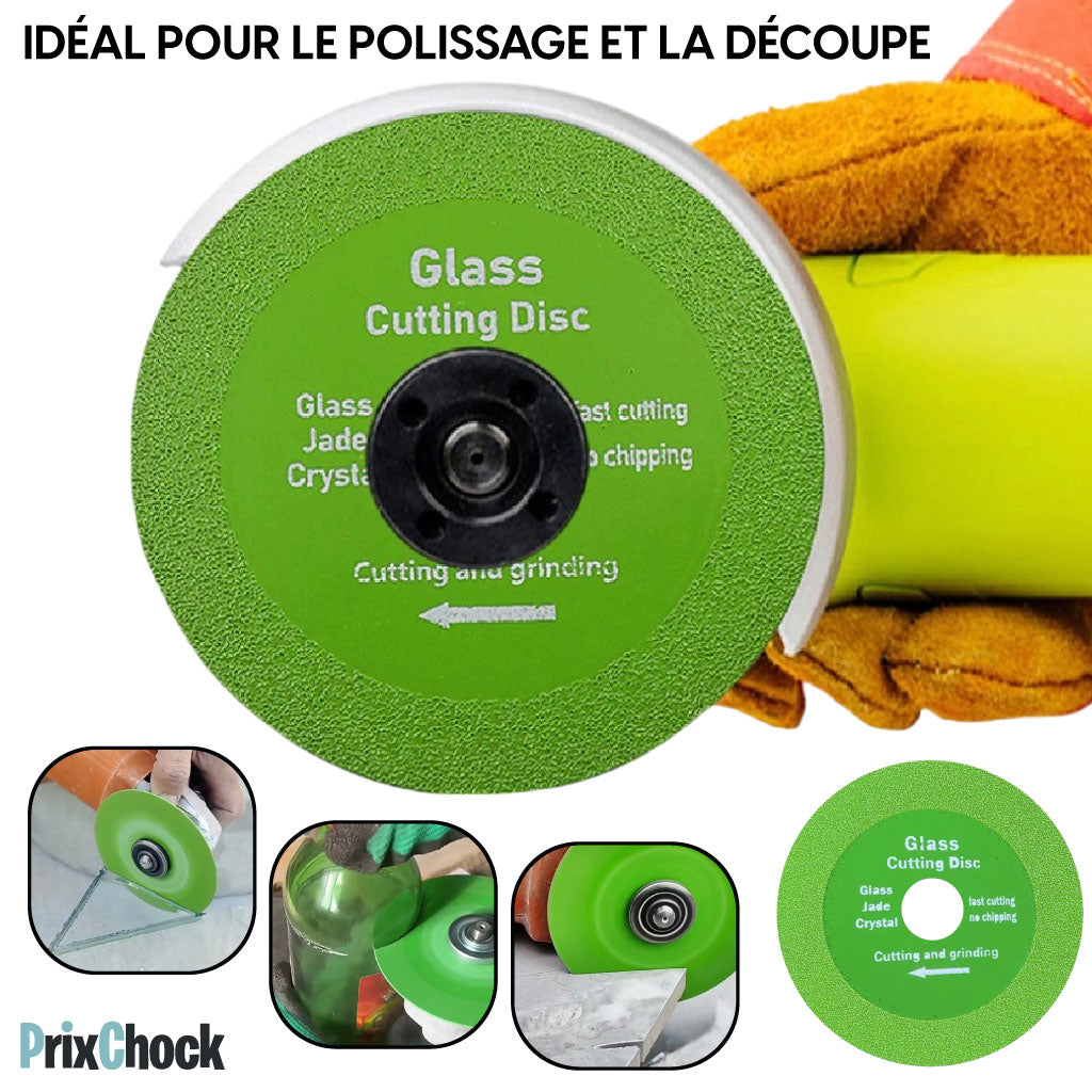 Disque Original Diamanté Pour Couper le Verre Pour Meuleuse D'angle 115x22.23x15mm