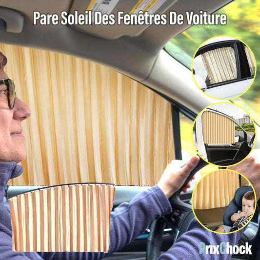 Rideaux Automobiles Noires Magnétiques Pour Vitres Latérales De Voiture.