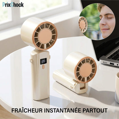 Ventilateur Portable Rechargeable