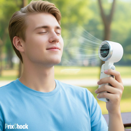 Ventilateur Portable Compact – Affichage Digital Et Format Rabattable