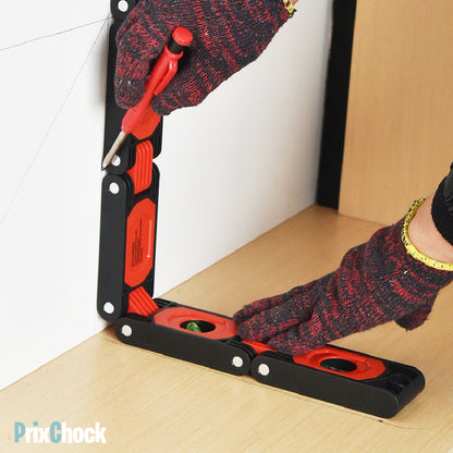 Règle Multi-Angles Réglable – Outil de Mesure Précis