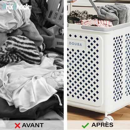 Panier à Linge avec Roulettes