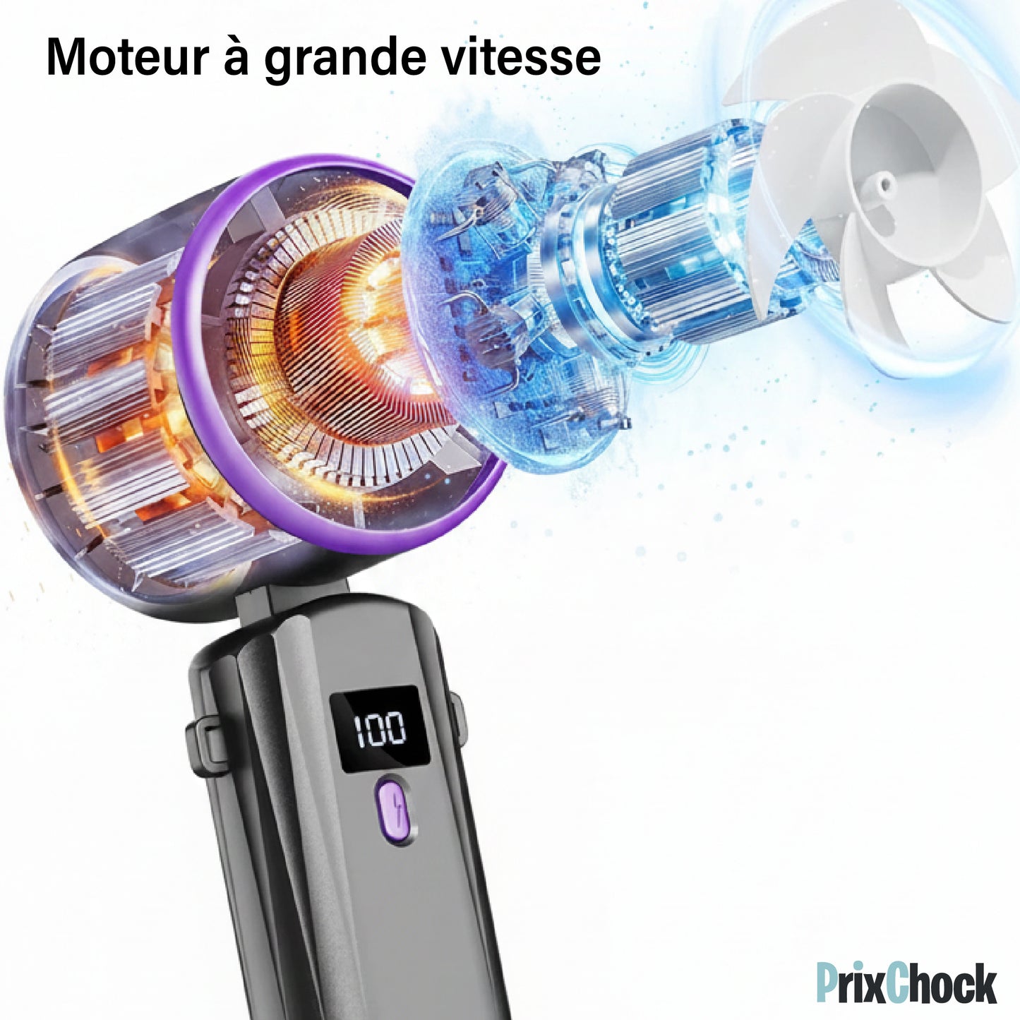 Ventilateur Portable Rechargeable