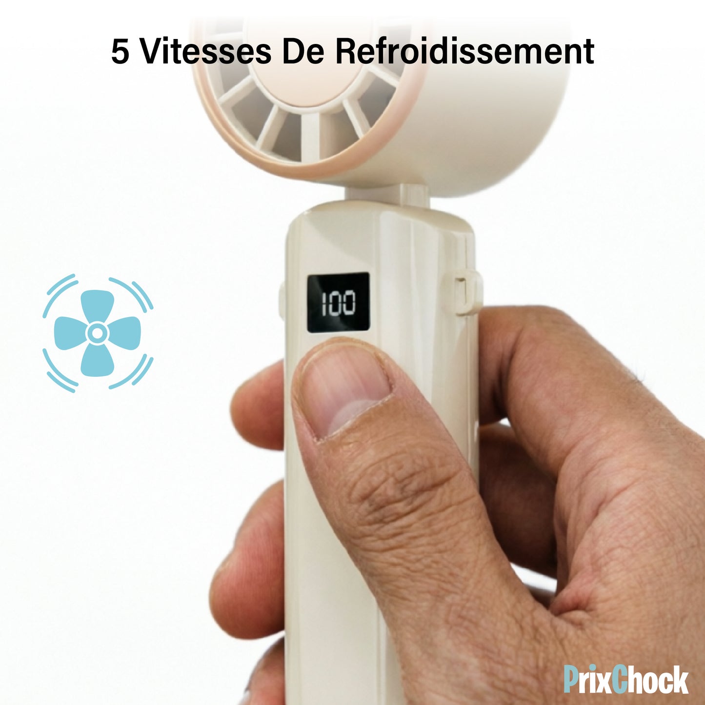 Ventilateur Portable Rechargeable